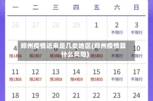 郑州疫情近来是几类地区(郑州疫情算什么风险)