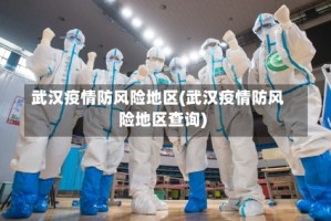 武汉疫情防风险地区(武汉疫情防风险地区查询)