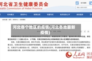 河北各个地区的疫情(河北各地最新疫情)