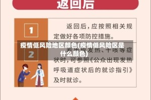 疫情低风险地区颜色(疫情低风险区是什么颜色)