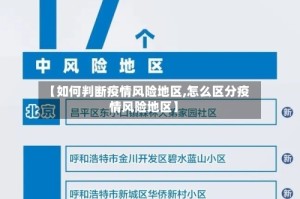 【如何判断疫情风险地区,怎么区分疫情风险地区】