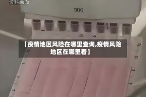 【疫情地区风险在哪里查询,疫情风险地区在哪里看】
