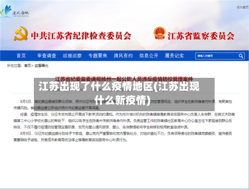 江苏出现了什么疫情地区(江苏出现什么新疫情)-第2张图片
