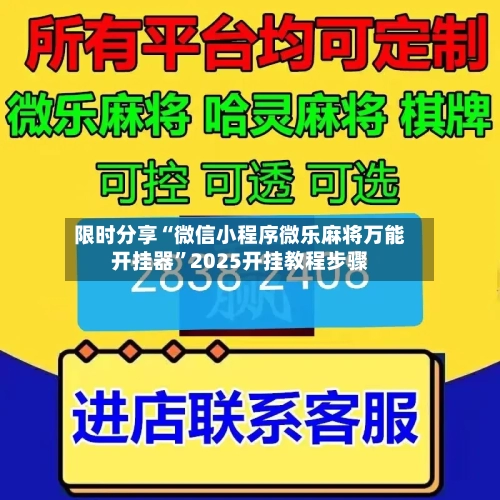 限时分享“微信小程序微乐麻将万能开挂器”2025开挂教程步骤-第1张图片