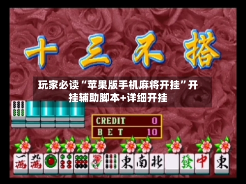 玩家必读“苹果版手机麻将开挂”开挂辅助脚本+详细开挂-第1张图片