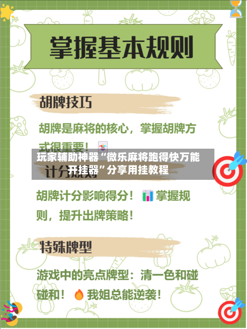 玩家辅助神器“微乐麻将跑得快万能开挂器”分享用挂教程-第3张图片