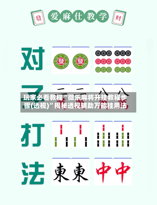 玩家必看教程“微乐麻将开挂教程步骤(透视)	”揭秘透视辅助万能挂用法-第2张图片