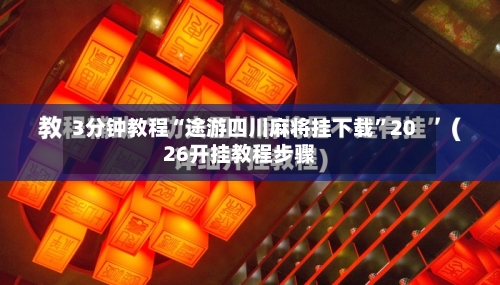 3分钟教程“途游四川麻将挂下载”2026开挂教程步骤-第1张图片