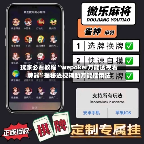 玩家必看教程“wepoker万能透视看牌器”揭秘透视辅助万能挂用法-第3张图片
