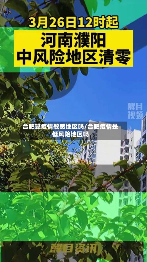 合肥算疫情敏感地区吗/合肥疫情是低风险地区吗-第3张图片