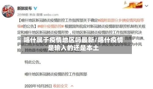 喀什属于疫情地区吗最新/喀什疫情是输入的还是本土-第2张图片