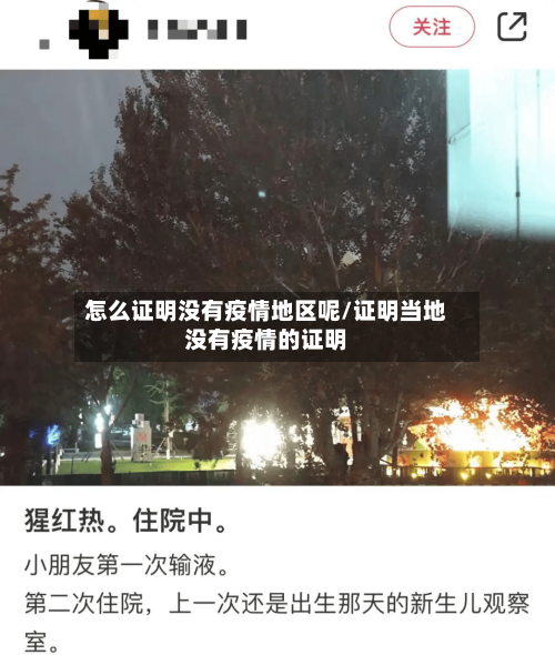 怎么证明没有疫情地区呢/证明当地没有疫情的证明-第1张图片