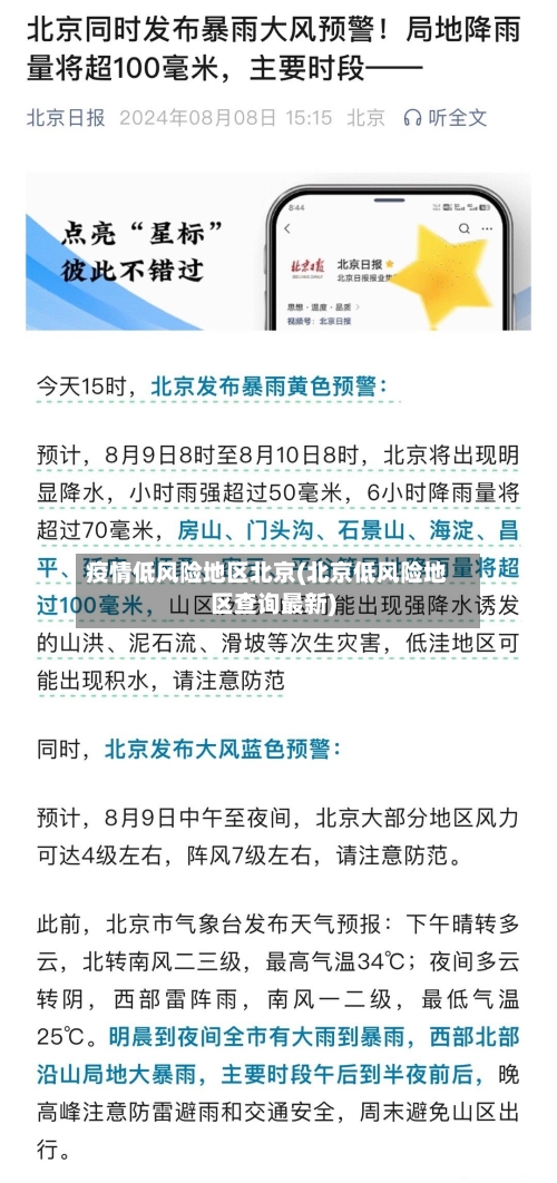 疫情低风险地区北京(北京低风险地区查询最新)-第3张图片