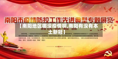 【南阳地区哪没疫情啊,南阳有没有本土新冠】-第1张图片