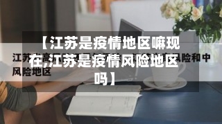 【江苏是疫情地区嘛现在,江苏是疫情风险地区吗】-第2张图片