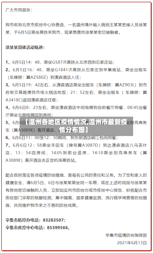 【温州各地区疫情情况,温州市最新疫情分布图】-第1张图片