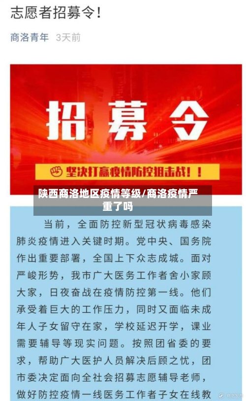 陕西商洛地区疫情等级/商洛疫情严重了吗-第2张图片