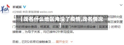 【茂名什么地区淹没了疫情,茂名情况】-第1张图片